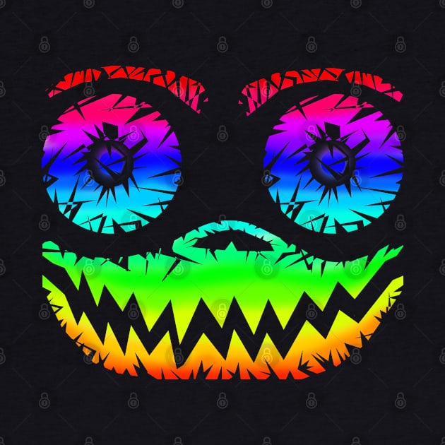 Rainbow Smiley Face - Scratch Design by ArtsoftheHeart